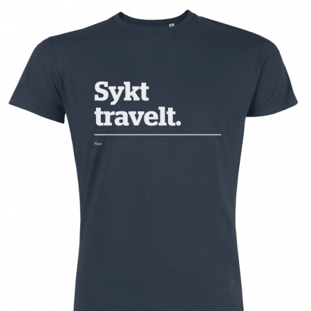 T-skjorte "Sykt travelt" - NAVY